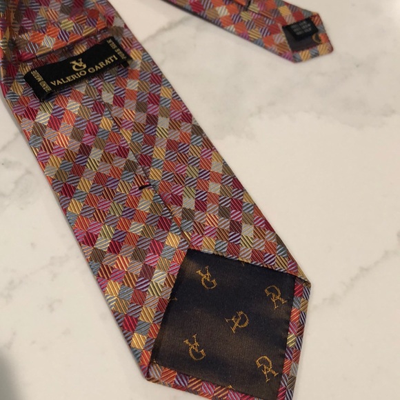 Valerio Garati Multi-color checkered Tie - Picture 4 of 4